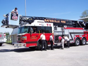 aerial fire truck